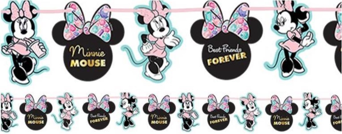 Minnie Mouse Guirlande Feestversiering | Minnie Mouse Party Gem Feestartikelen